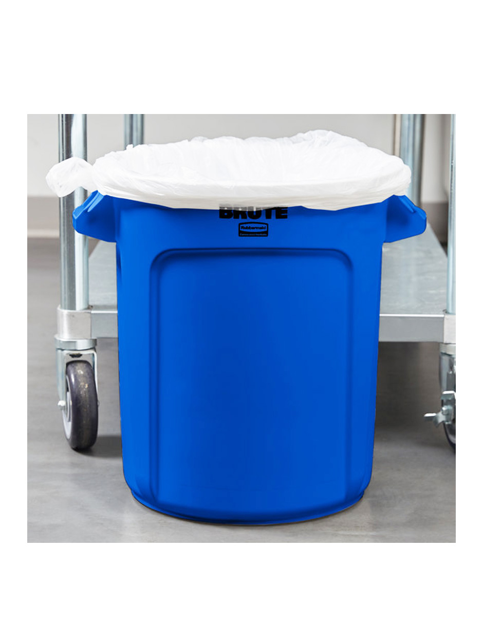 Foto 3 pulgar | Contenedor Brute Rubbermaid Sin Tapa, Azul, 37.9 L