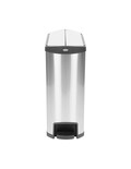 Contenedor En Acero Inoxidable Con Pedal Rubbermaid 24 Gal color Plata