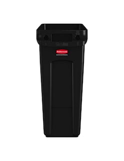 Foto 2 | Contenedor Rubbermaid 1955959 color Negro SlimJim Canales Ventilación 60.6 L