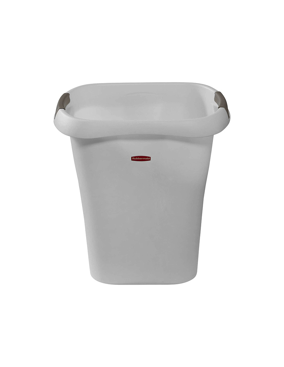 Foto 2 | Bote de Basura Rubbermaid color Blanco Sin Tapa 5.25 Galones