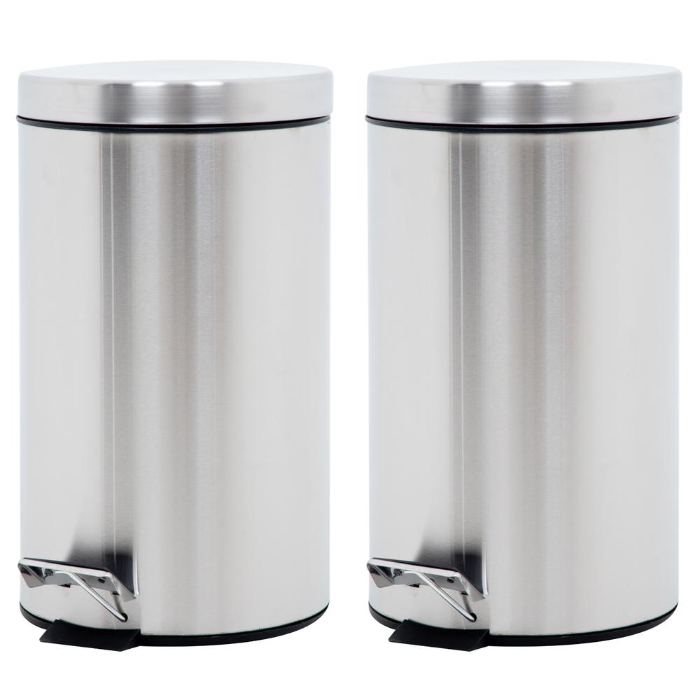 Foto 1 | Botes de Basura ColorHome COLORBIN12 color Gris 12L 2 Piezas