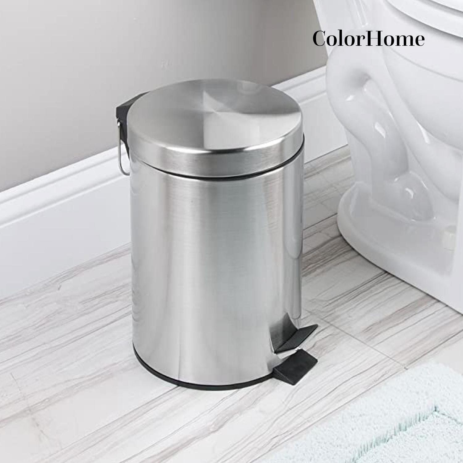 Foto 8 pulgar | Botes de Basura ColorHome COLORBIN12 color Gris 12L 2 Piezas