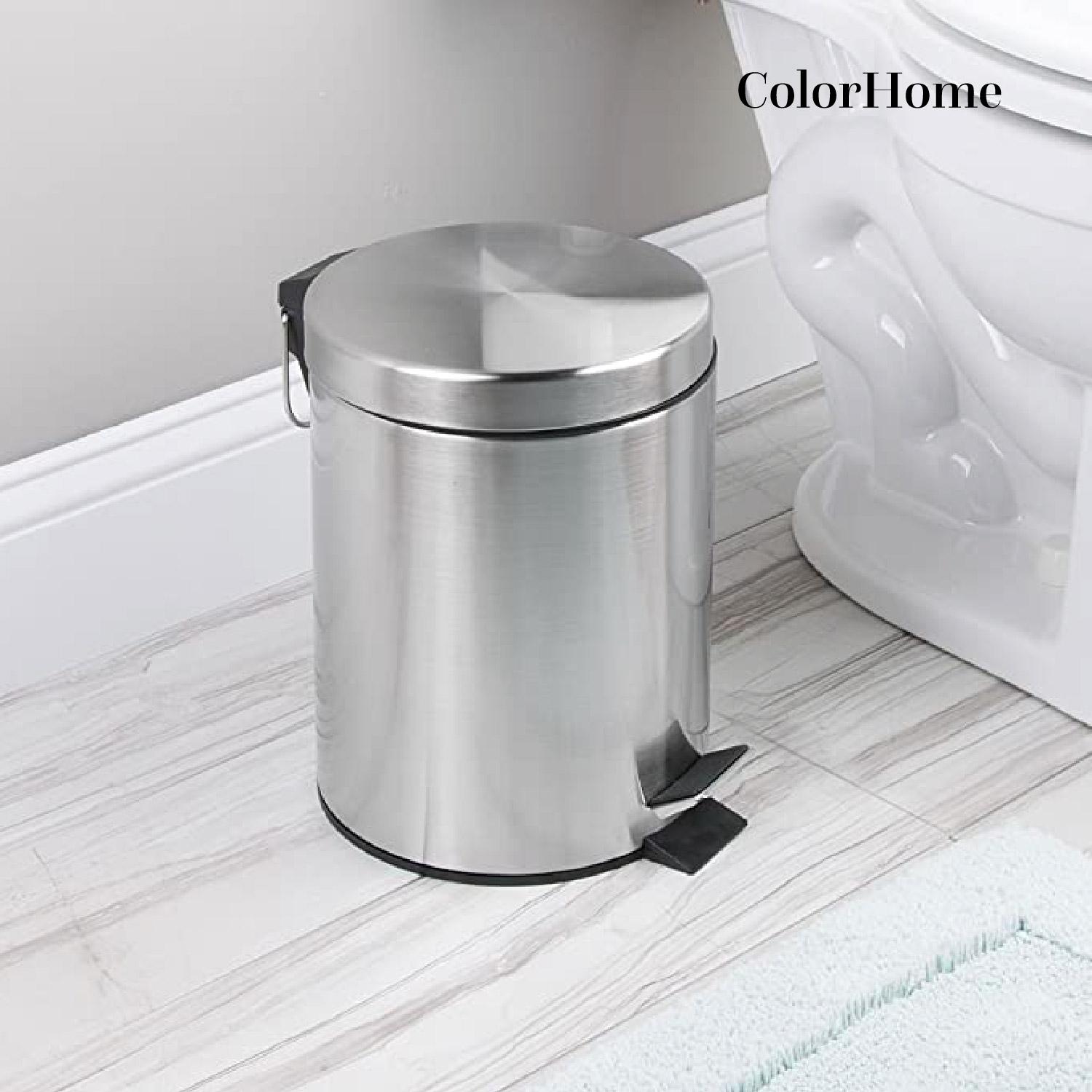 Foto 7 | Botes de Basura ColorHome 2 Pzas 7 y 12 L color Gris