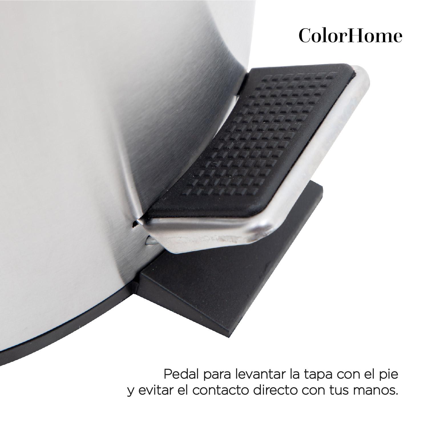 Foto 6 | Botes de Basura ColorHome COLORBIN12 color Gris 7L 9L y 12L 3 Piezas