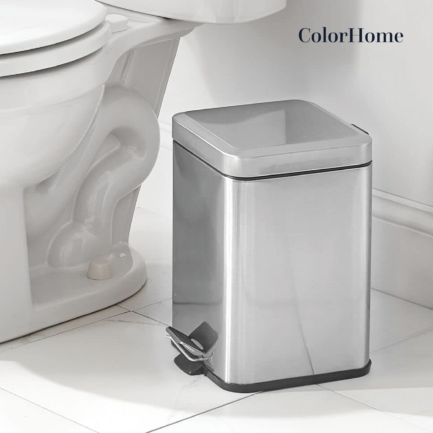 Foto 8 pulgar | Bote de Basura ColorHome Acero Inoxidable 6l