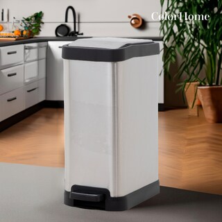 Foto 2 | Bote de Basura ColorHome COLORBIN8 color Gris 8L