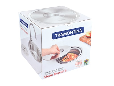 Foto 3 | Cesto de Basura Tramotina para Empotrar Clean de 5l