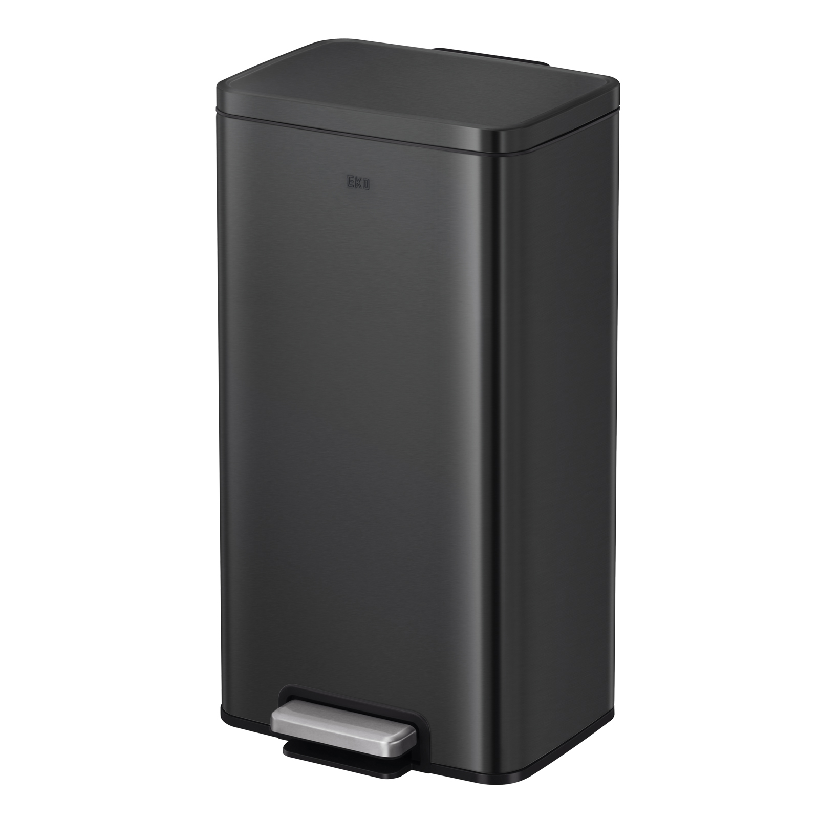 Foto 2 pulgar | Bote De Basura Para Cocina Baño Oficina Acero Inoxidable Negro 30 L Con Tapa Y Pedal Eko Madison