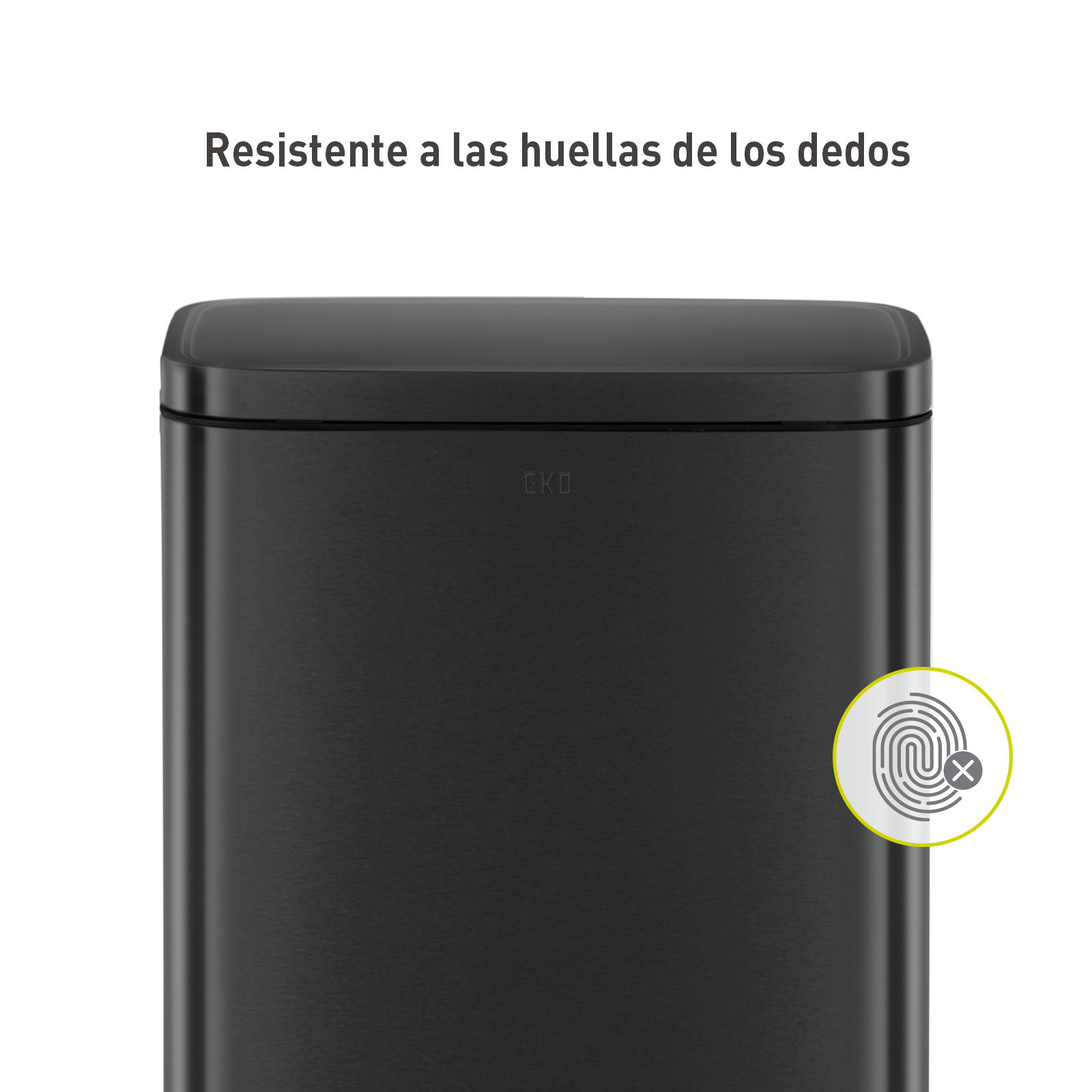 Foto 6 pulgar | Bote De Basura Para Cocina Baño Oficina Acero Inoxidable Negro 30 L Con Tapa Y Pedal Eko Madison
