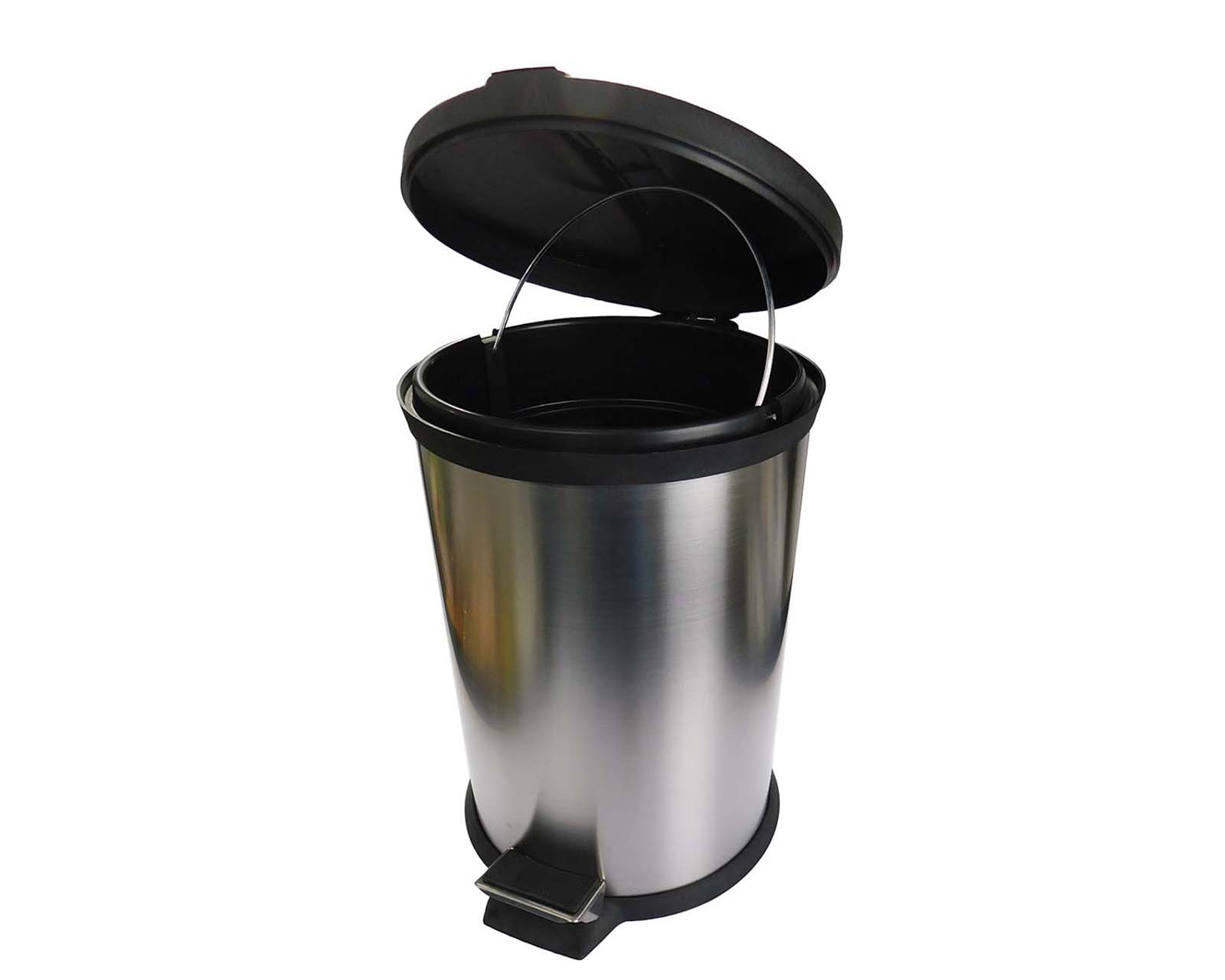 Foto 3 pulgar | Bote de Basura 12 l Good & Good M56-bb1202 Plateado
