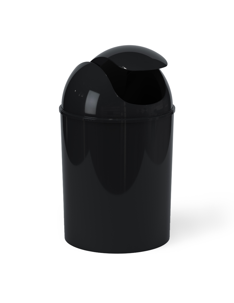 Foto 4 pulgar | Bote de Basura Zense Mini Can Negro 5 L