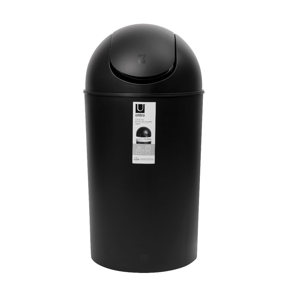 Bote de Basura Grand Can 39 Litros Black