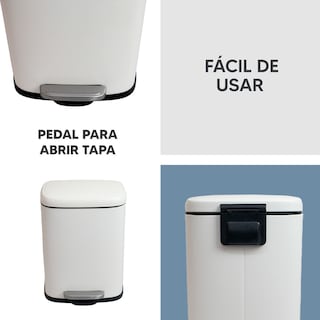 Foto 4 | Cesto de Basura Jauz Improvement Blanco