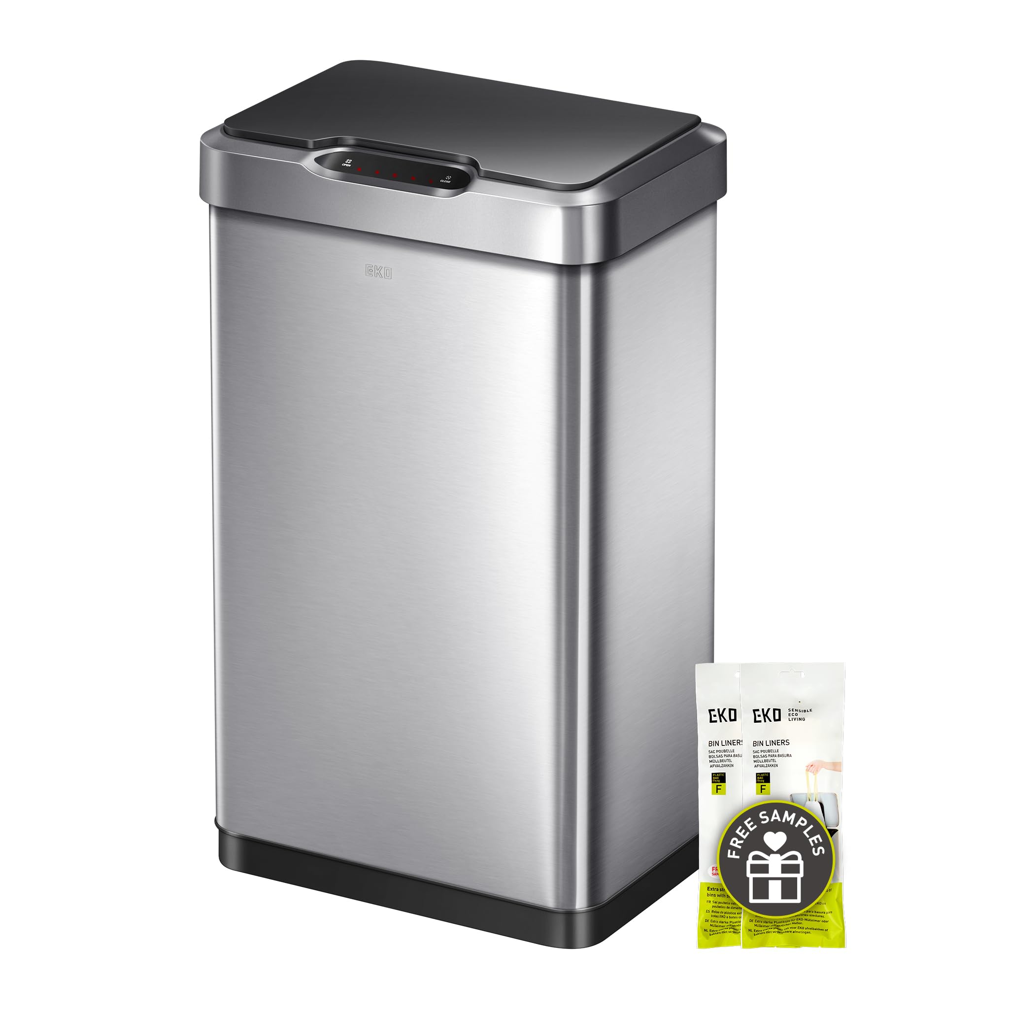 Foto 2 pulgar | Cubo De Basura Eko Mirage-t 50l/13.2 Gal Con Sensor De Movimiento Ss - Venta Internacional.