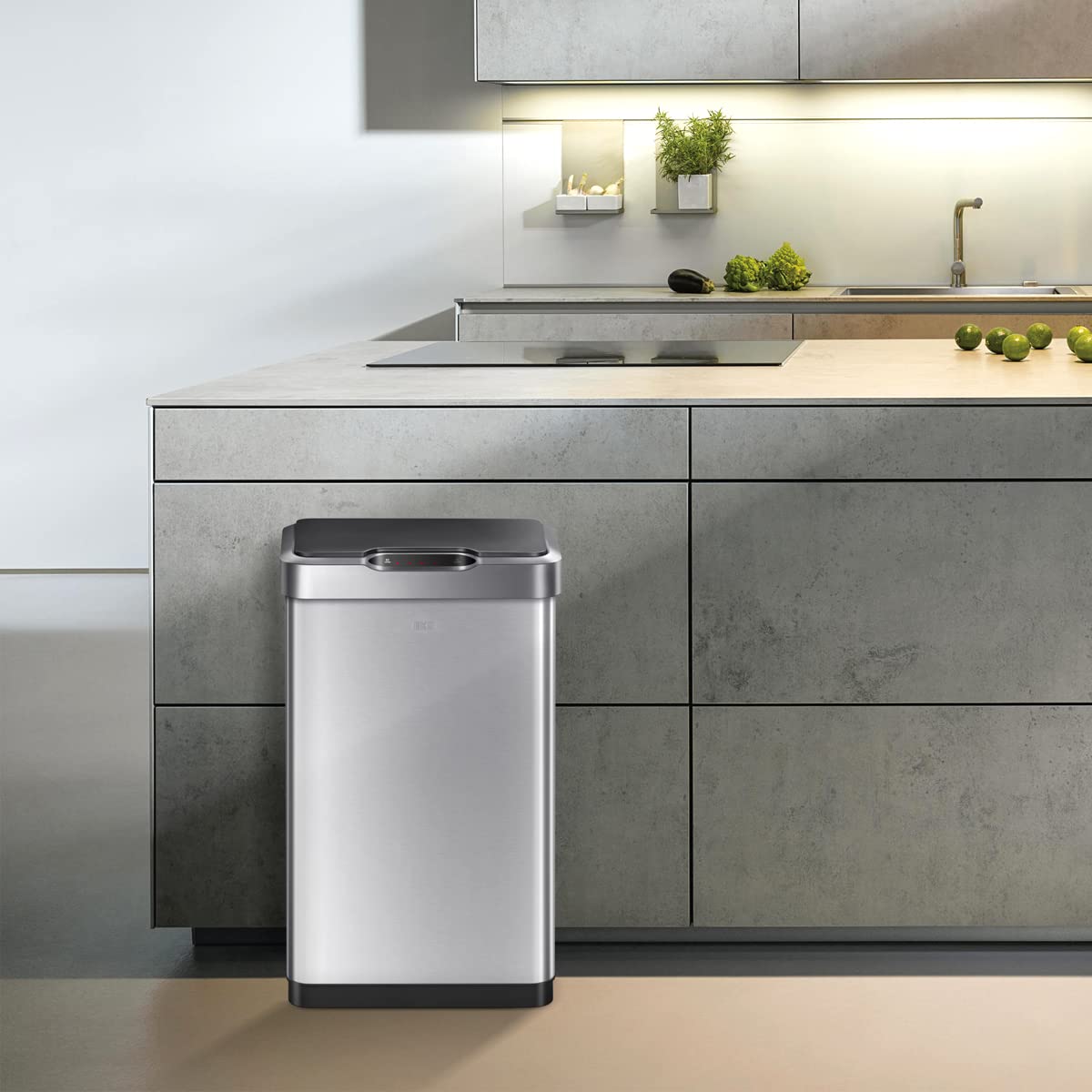 Foto 5 pulgar | Cubo De Basura Eko Mirage-t 50l/13.2 Gal Con Sensor De Movimiento Ss - Venta Internacional.