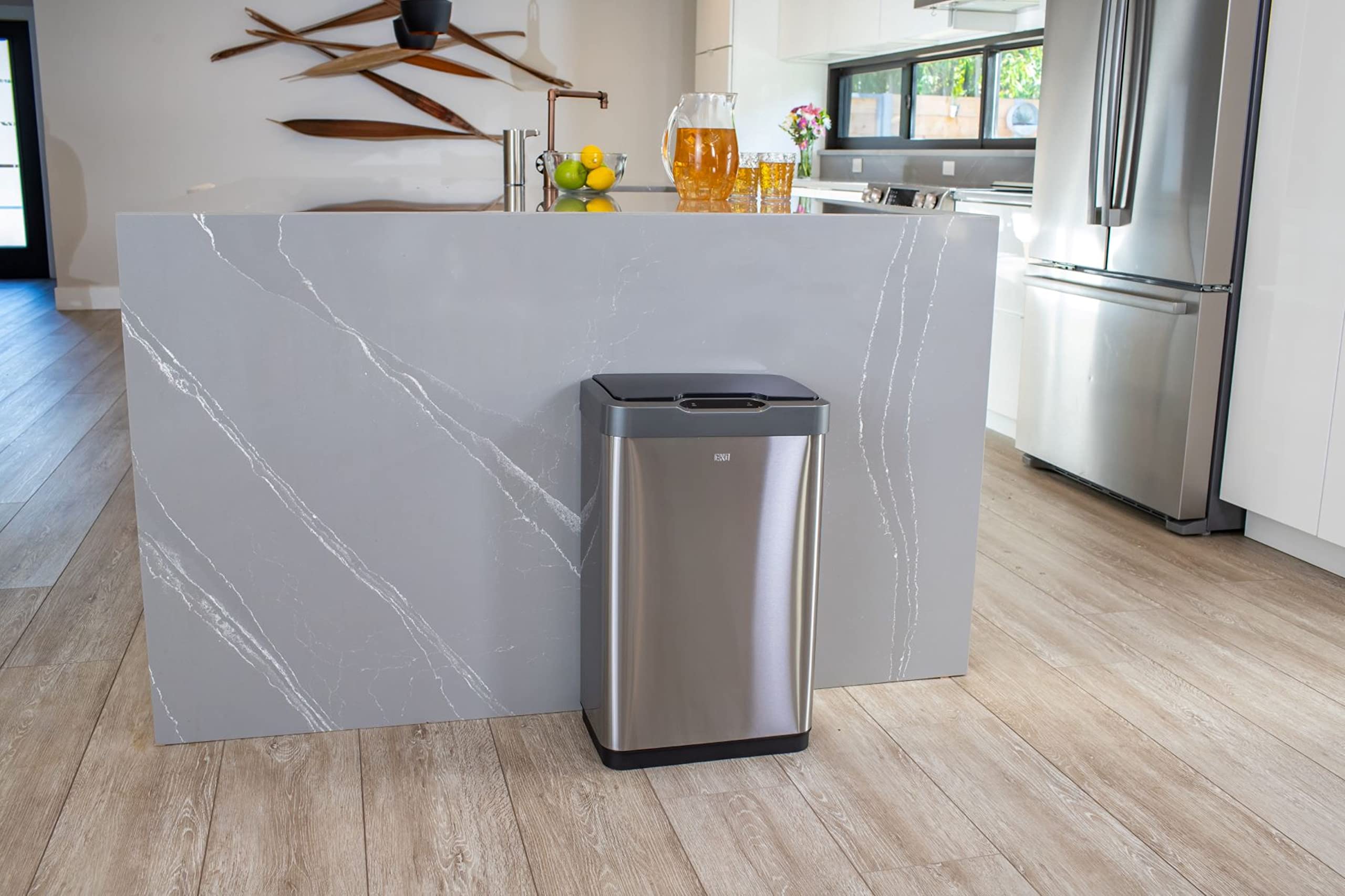 Foto 6 pulgar | Cubo De Basura Eko Mirage-t 50l/13.2 Gal Con Sensor De Movimiento Ss - Venta Internacional.