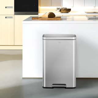 Foto 7 | Bote De Basura Eko Madison, Acero Inoxidable Mate, 50 L/13.2 Galones Con Forro - Venta Internacional.