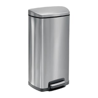 Foto 1 | Basurero Con Pedal Tramontina 50 Litros Acero Inoxidable 81200-500