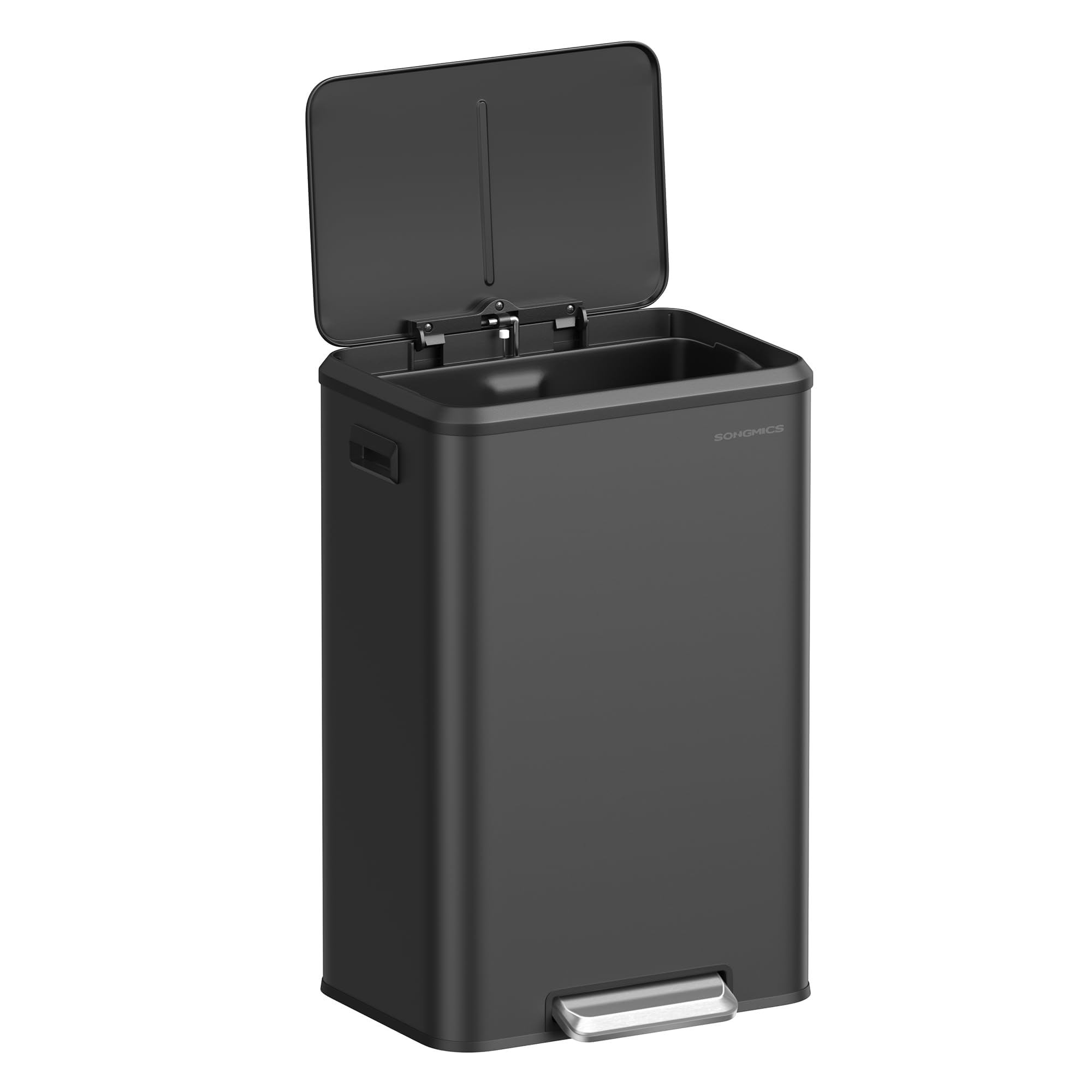 Foto 2 pulgar | Cubo De Basura De Cocina Songmics De 40 Litros Con Tapa Y Pedal - Venta Internacional.