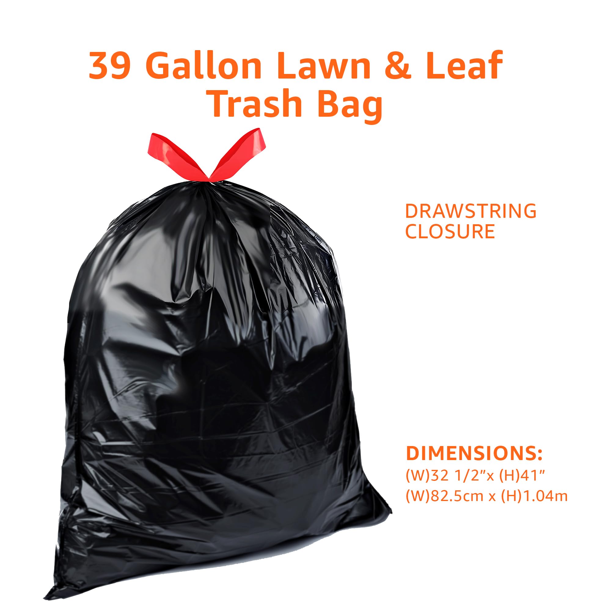 Foto 4 pulgar | Bolsas De Basura Amazon Basics Lawn & Leaf, 39 Galones, 40 Unidades - Venta Internacional.