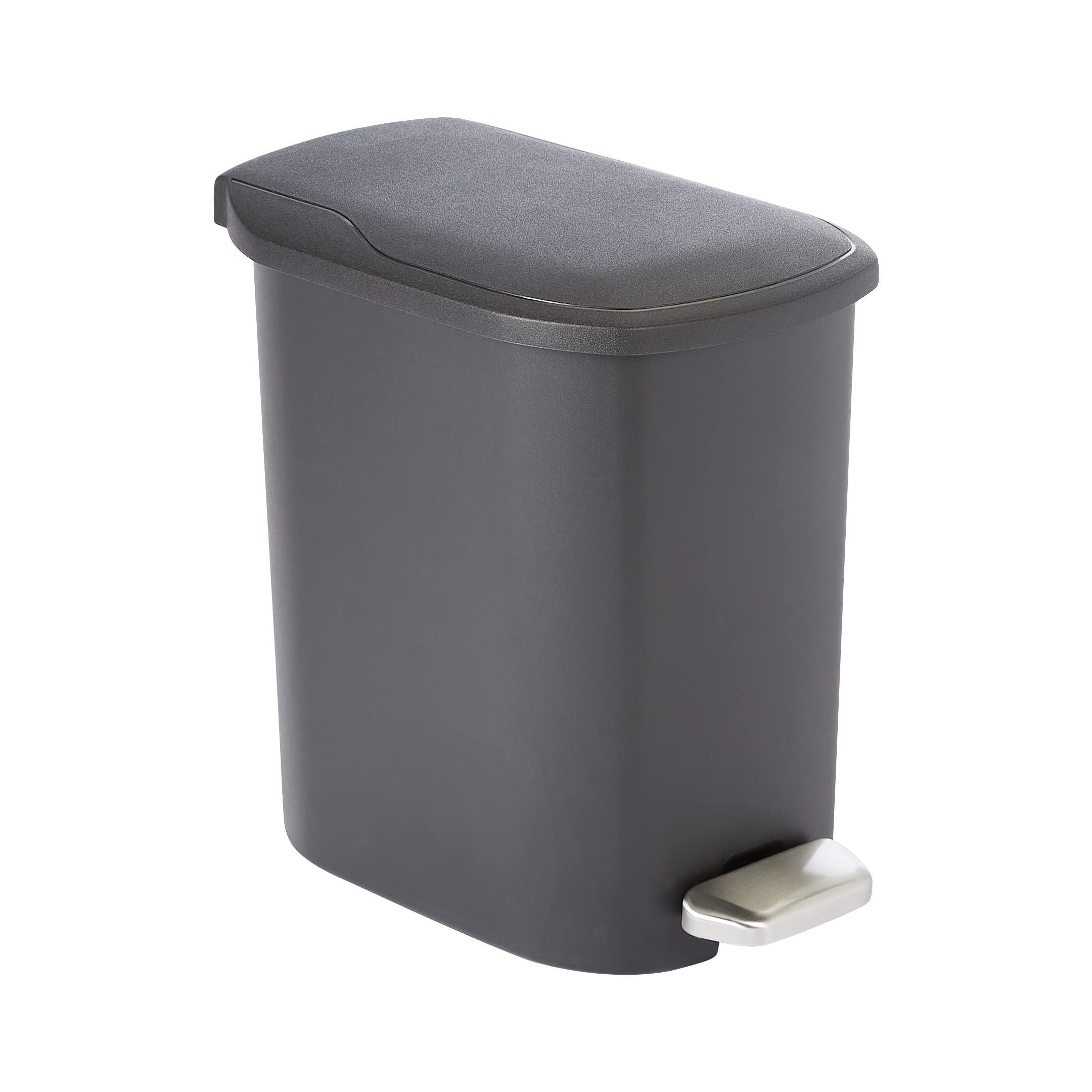 Foto 2 pulgar | Cubo De Basura Amazon Basics Compact Bathroom 6l Negro - Venta Internacional.
