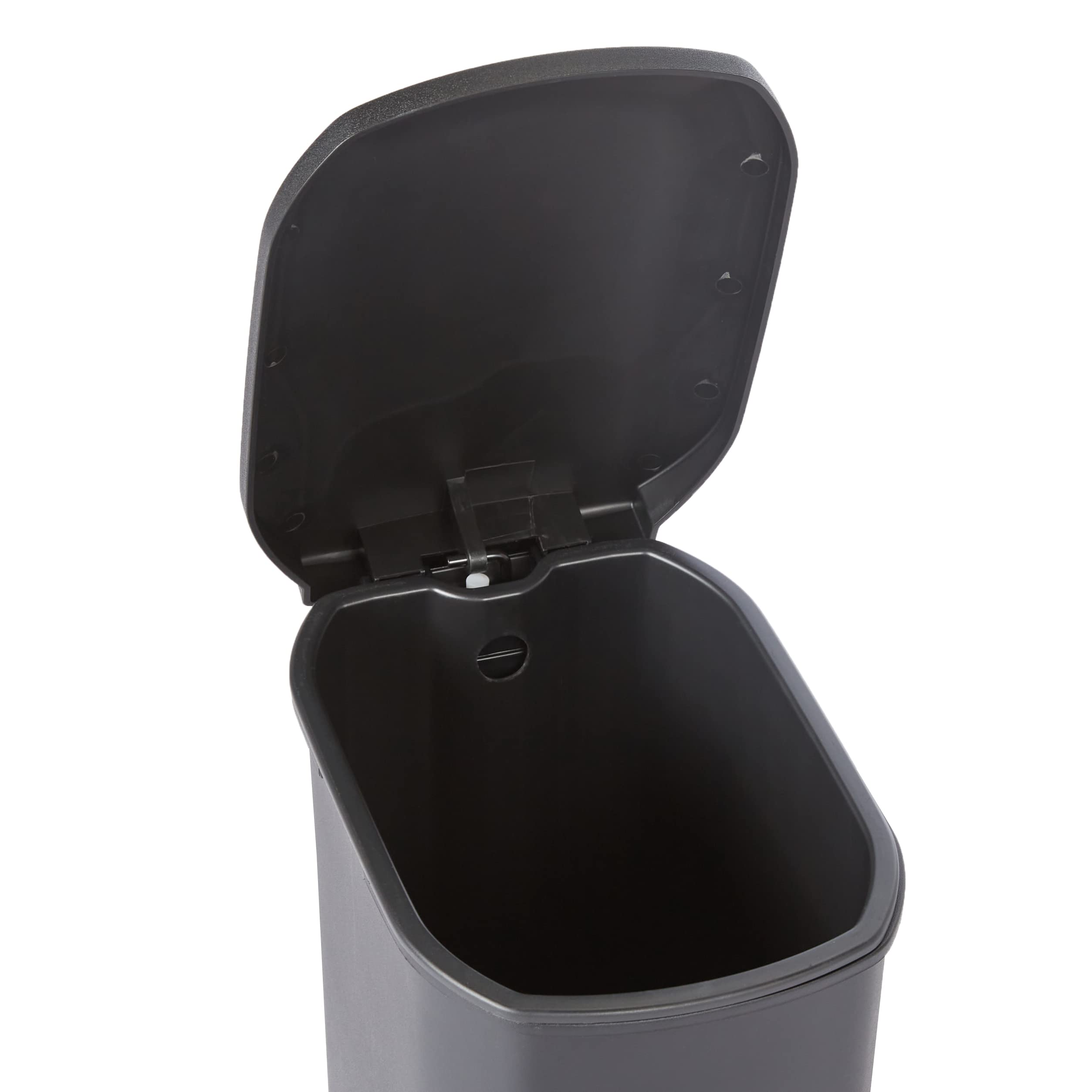 Foto 6 pulgar | Cubo De Basura Amazon Basics Compact Bathroom 6l Negro - Venta Internacional.