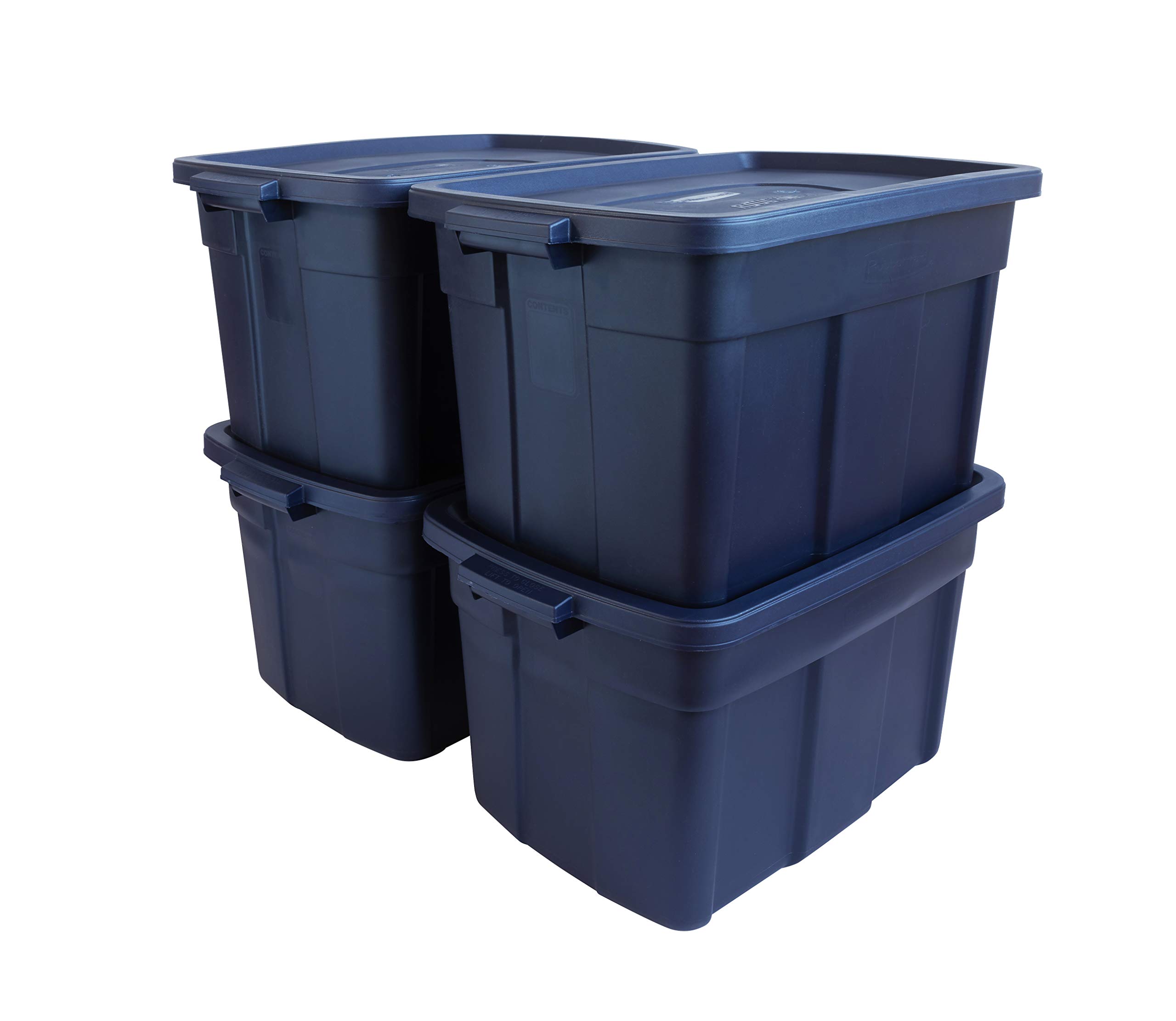 Foto 3 pulgar | Bolsas De Almacenamiento Rubbermaid Roughneck Tote 94,63 L, Paquete De 4 - Venta Internacional.