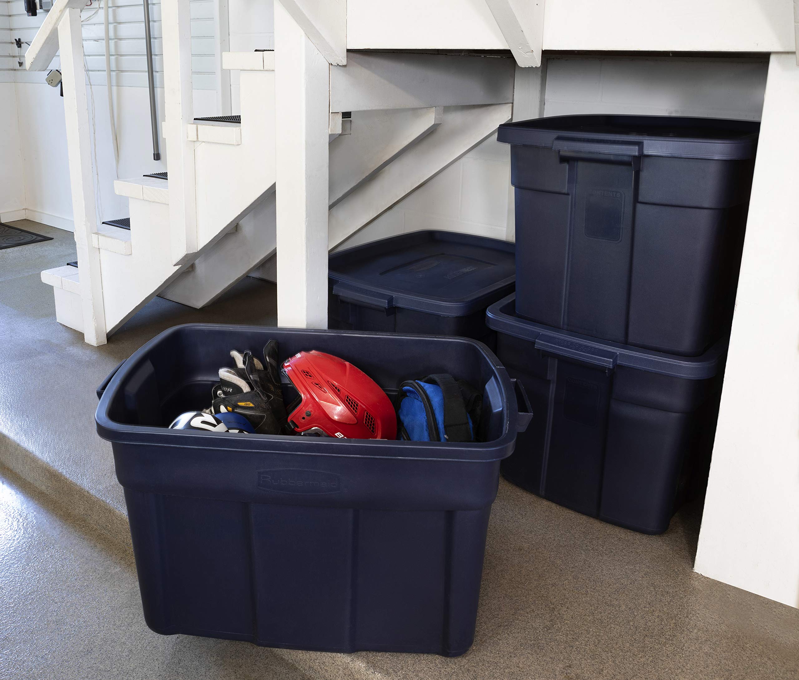 Foto 4 pulgar | Bolsas De Almacenamiento Rubbermaid Roughneck Tote 94,63 L, Paquete De 4 - Venta Internacional.