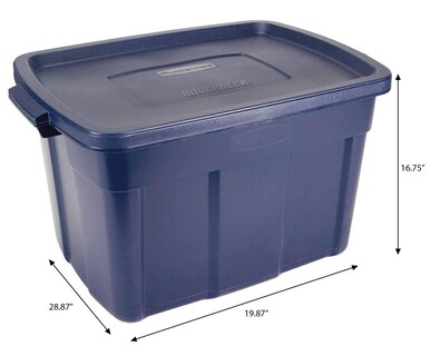 Foto 6 | Bolsas De Almacenamiento Rubbermaid Roughneck Tote 94,63 L, Paquete De 4 - Venta Internacional.