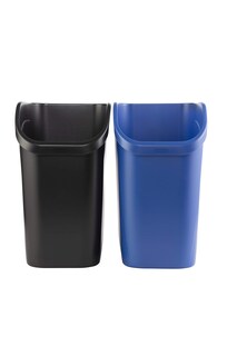 Foto 2 | Bote de Basura Rubbermaid Undercounter 9,4 L Paquete de 2 Piezas Azul/Negro - Venta Internacional