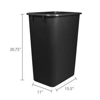 Foto 2 | Cesto De Basura Storex, Grande Y Alto, 40 L, Negro, Caja De 4 - Venta Internacional.