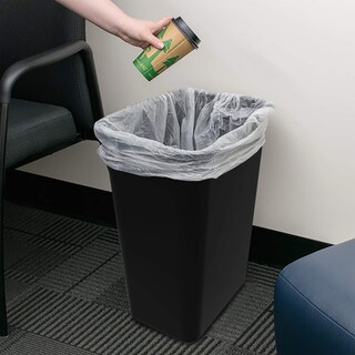 Foto 3 | Cesto De Basura Storex, Grande Y Alto, 40 L, Negro, Caja De 4 - Venta Internacional.