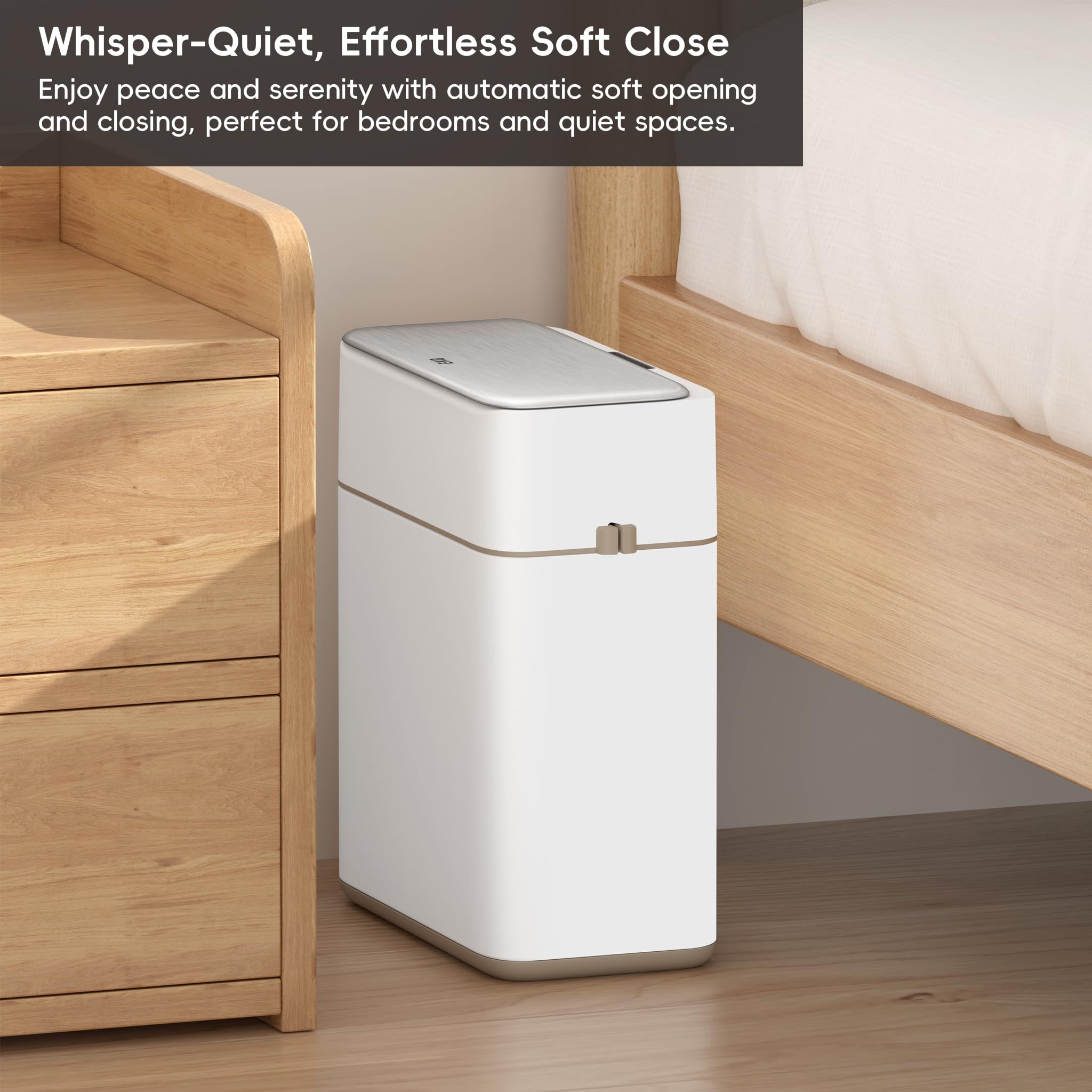 Foto 5 pulgar | Cubo De Basura Automático Para Baño Eko 8l Con Sensor De Movimiento En La Tapa - Venta Internacional.