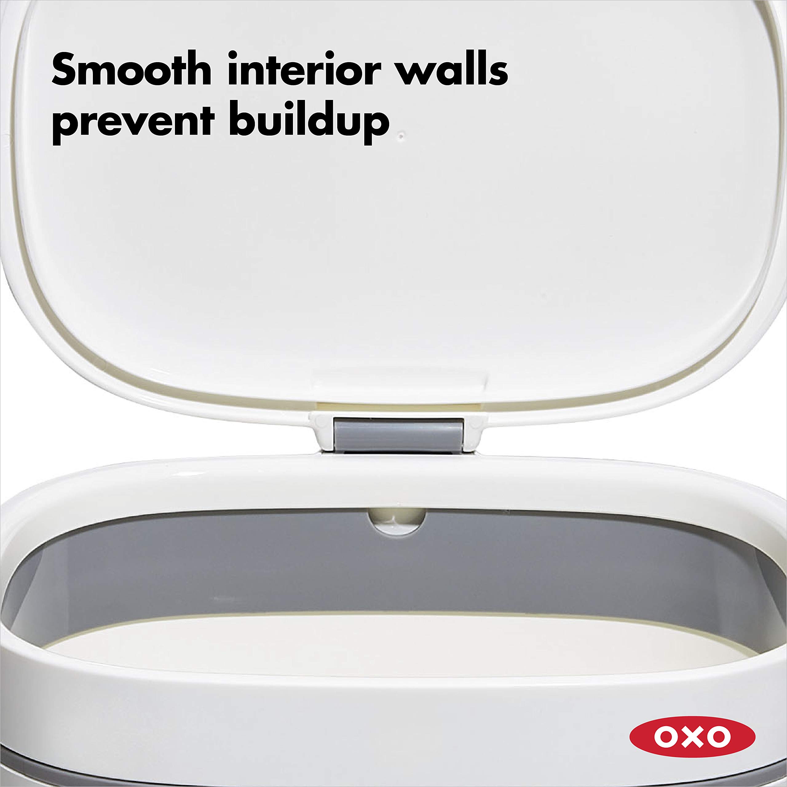 Foto 4 pulgar | Cubo De Abono Oxo Good Grips Easy-clean De 6,62 Litros, Color Blanco - Venta Internacional.