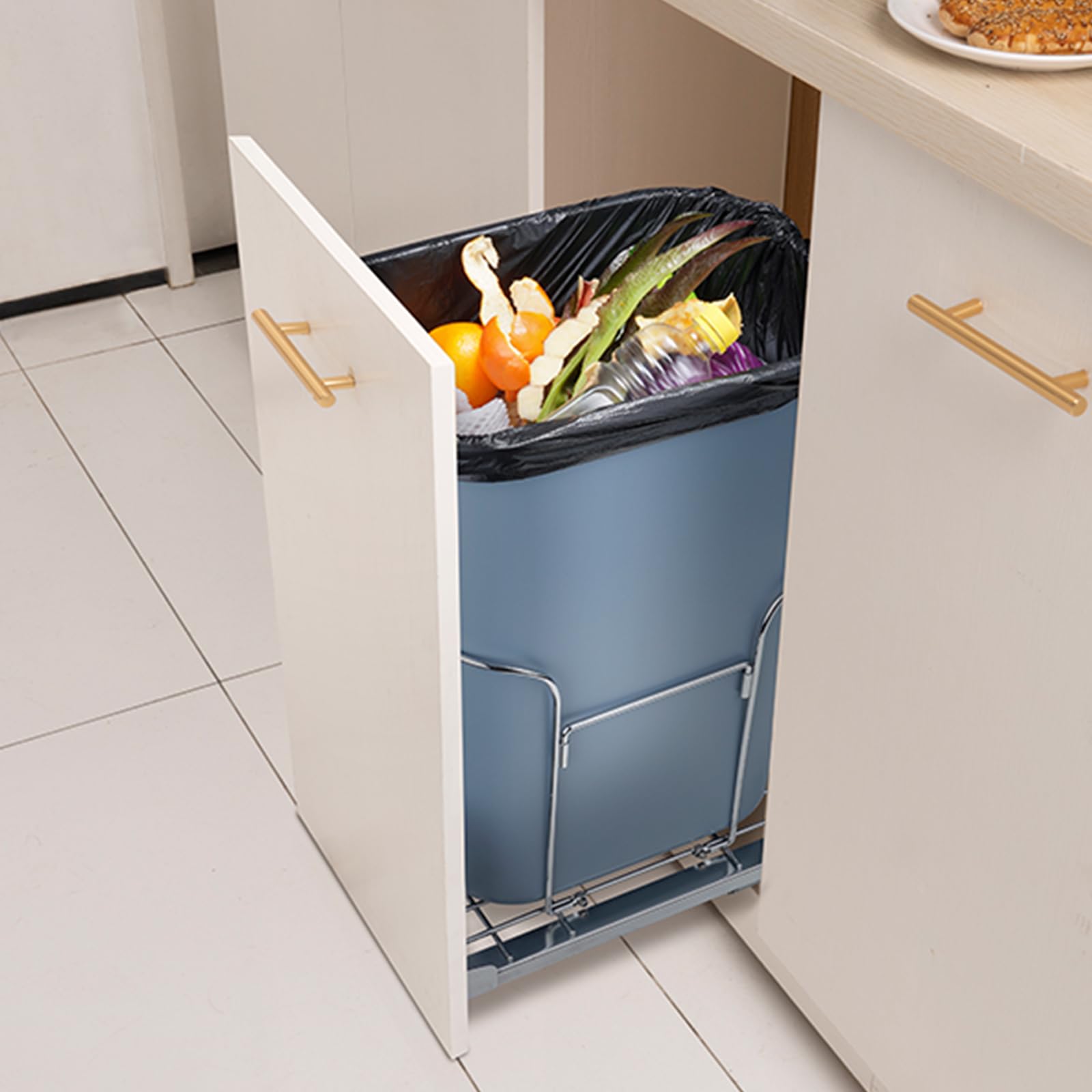 Foto 3 pulgar | Cubo De Basura Extraíble Vevor, 37 Cuartos De Galón, 35 L - Venta Internacional.