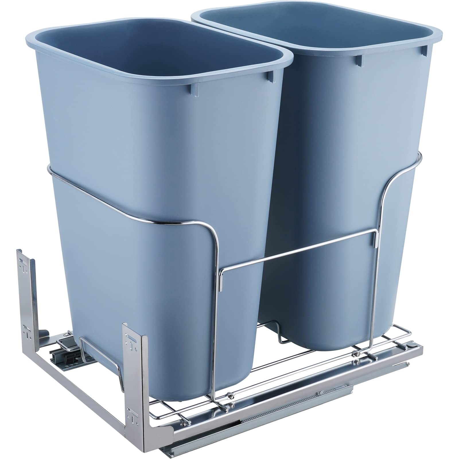 Foto 2 pulgar | Cubo De Basura Extraíble Vevor 35lx2 Bajo Soporte Con Cierre Suave - Venta Internacional.