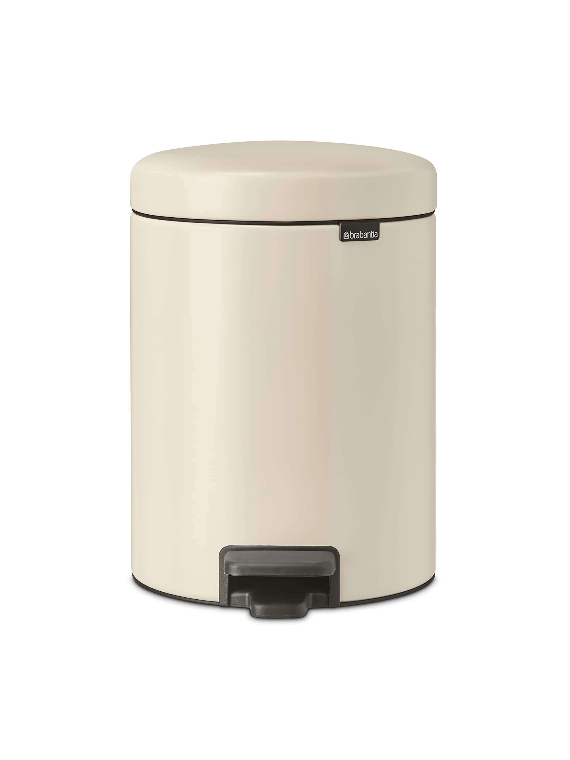Foto 2 pulgar | Bote De Basura Brabantia New Icon Step De 5 Litros, Color Beige Suave Con Balde - Venta Internacional.