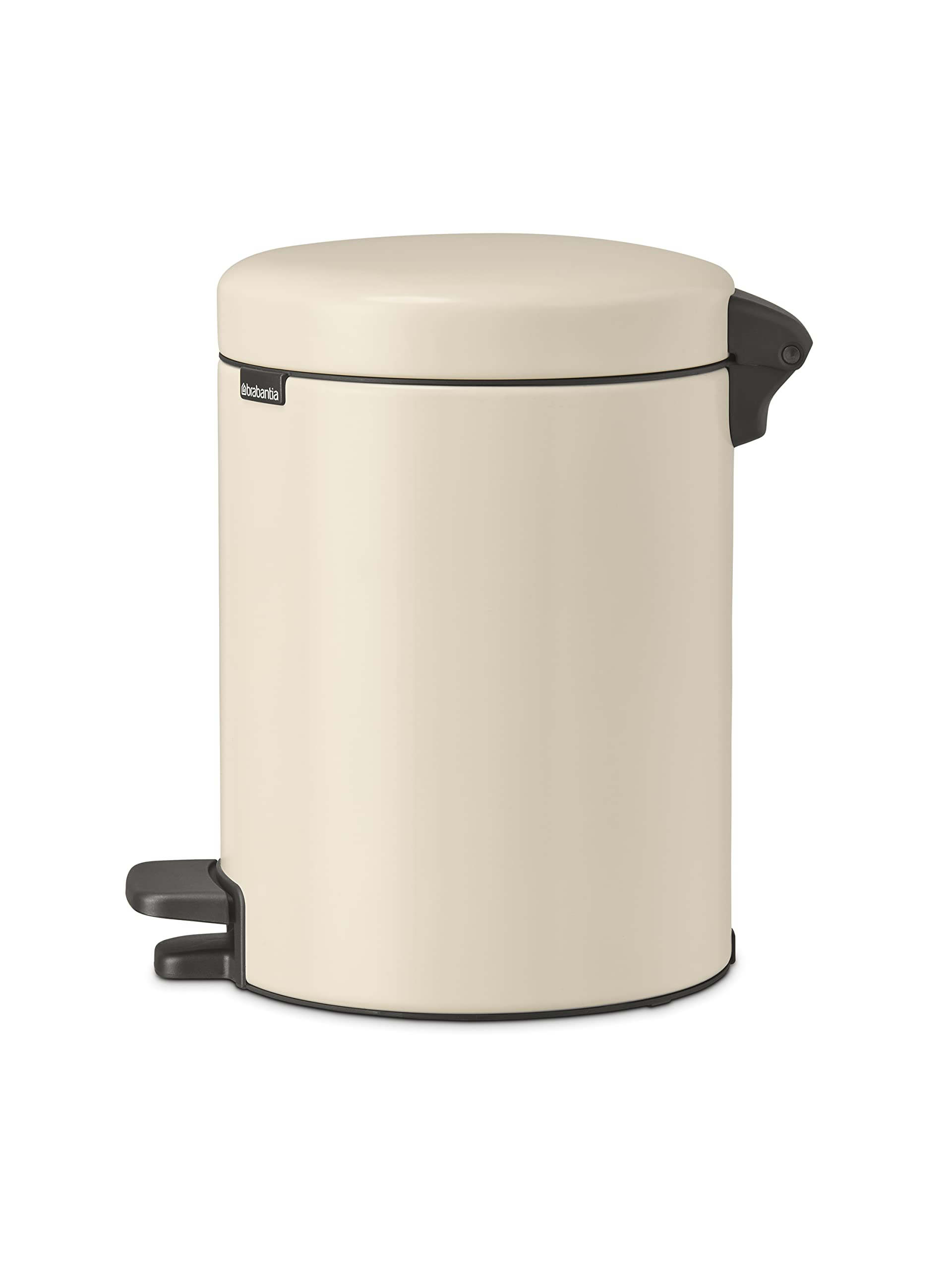 Foto 5 pulgar | Bote De Basura Brabantia New Icon Step De 5 Litros, Color Beige Suave Con Balde - Venta Internacional.