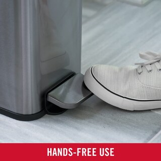 Foto 3 | Bidón De Basura Rubbermaid Slim Step-on De Acero Inoxidable, 10 Litros - Venta Internacional.
