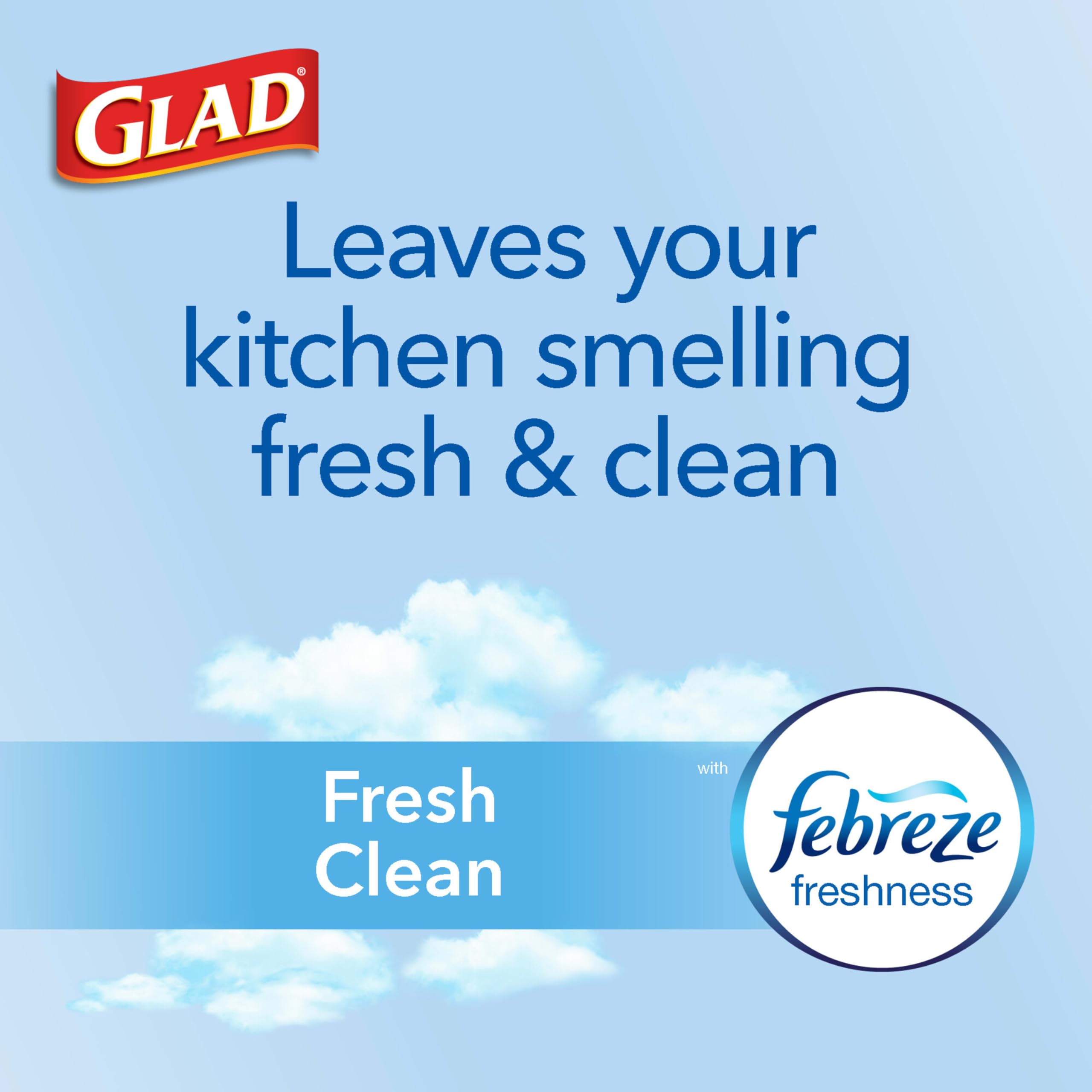 Foto 4 pulgar | Bolsas De Basura Glad Forceflex Tall Kitchen, 13 L, 40 Unidades - Venta Internacional.