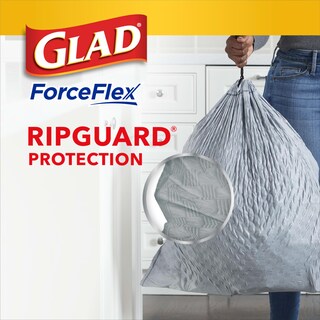 Foto 6 | Bolsas De Basura Glad Forceflex Tall Kitchen, 13 L, 40 Unidades - Venta Internacional.