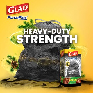 Foto 3 | Bolsas De Basura Glad Forceflex Con Cordón, 30 Litros, 25 Quilates, Aroma A Pino - Venta Internacional.