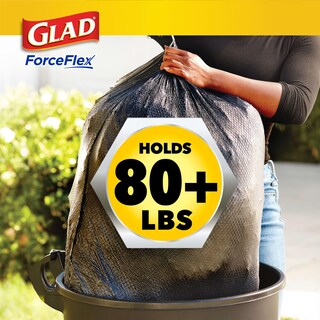 Foto 7 | Bolsas De Basura Glad Forceflex Con Cordón, 30 Litros, 25 Quilates, Aroma A Pino - Venta Internacional.