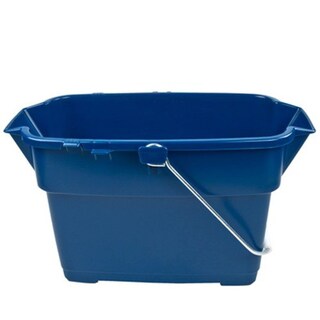 Foto 2 | Cubeta Rubbermaid Roughneck Square 14l Azul Para Limpieza - Venta Internacional.
