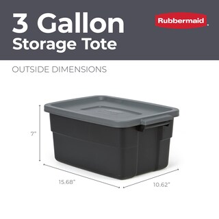 Foto 3 | Bolso Rubbermaid Con Cuello Rugoso, 11.4 L, Paquete De 6 Unidades, Negro Y Gris - Venta Internacional.
