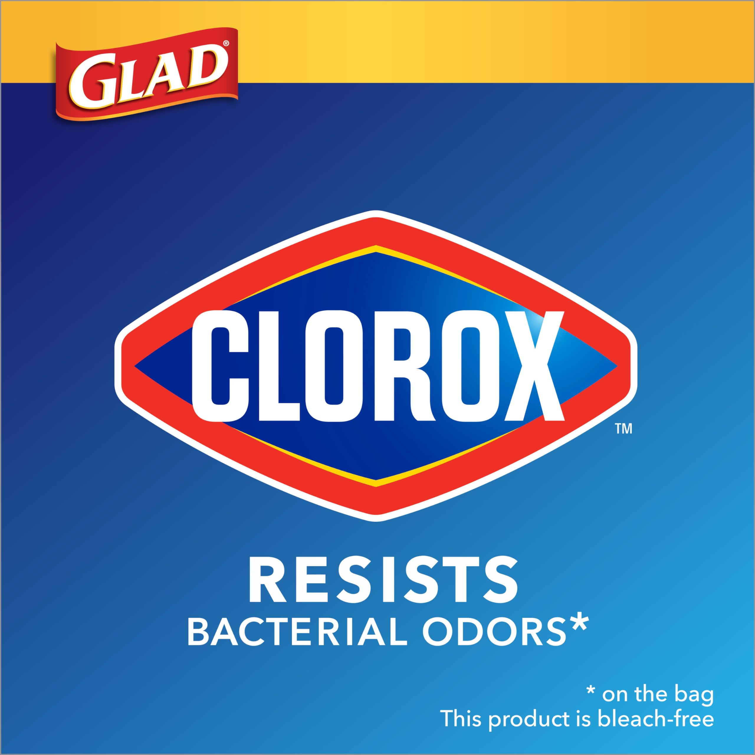 Foto 3 pulgar | Bolsas De Basura Glad Small Drawing String 4l Con Clorox 34 Unidades - Venta Internacional.