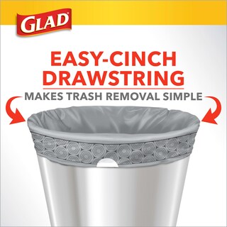 Foto 4 | Bolsas De Basura Glad Small Drawing String 4l Con Clorox 34 Unidades - Venta Internacional.