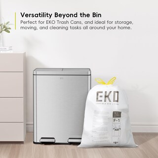 Foto 3 | Bolsas De Basura Eko, Rollo De Fácil Dispensación, 100 Unidades, Extra Fuertes, 8 Galones - Venta Internacional.