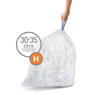 Foto 2 | Bin Liner Simplehuman Cw0286 Código H Custom Fit (60 Bolsas) - Venta Internacional.
