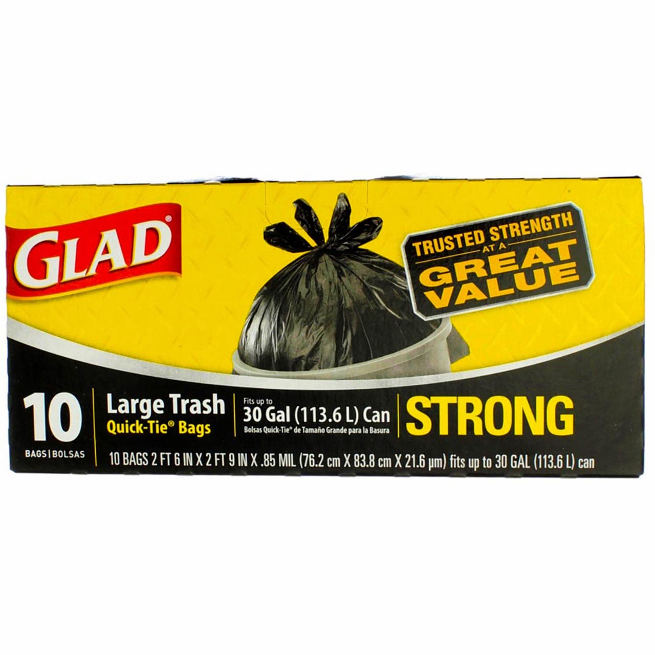 Foto 1 | Bolsas De Basura Clorox Quick Tie De 30 Galones, 10 Unidades - Venta Internacional.